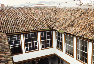 Tejado del patio principal